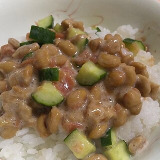 梅納豆丼